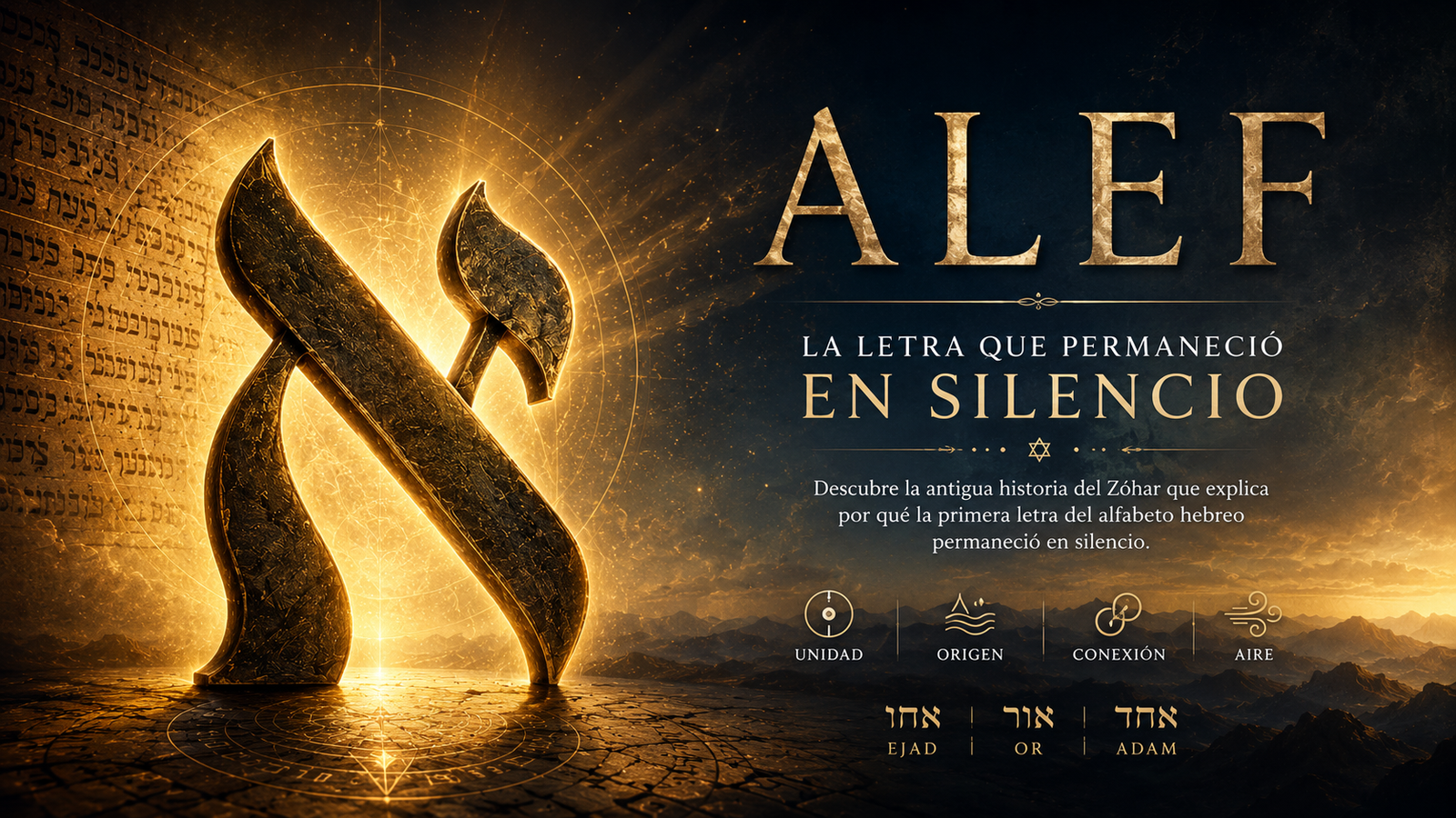 Alef – La letra que permaneció en silencio